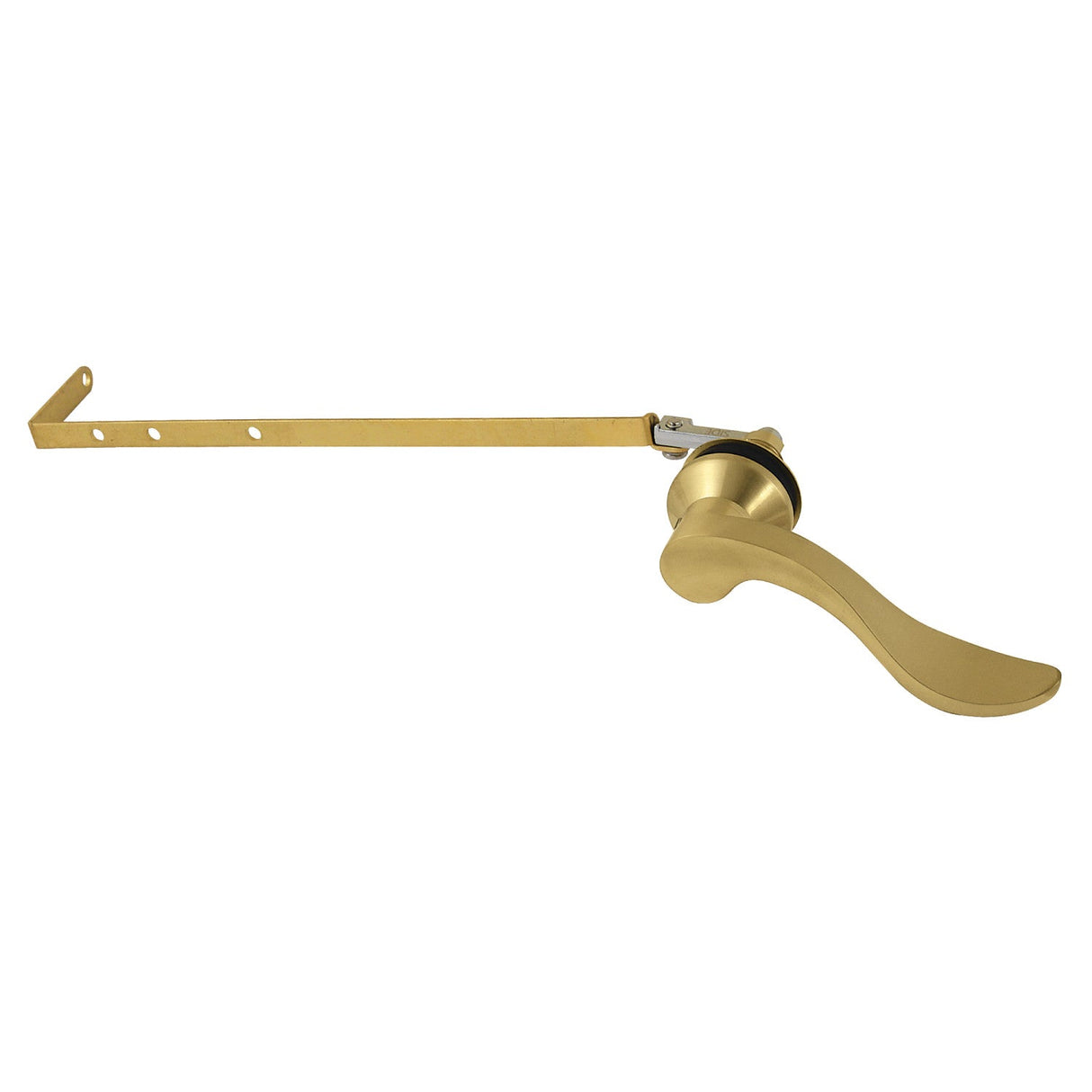 NuWave KTDFLD7 Universal Front or Side Mount Toilet Tank Lever, Brushed Brass