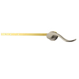 NuWave KTDFLD8 Universal Front or Side Mount Toilet Tank Lever, Brushed Nickel