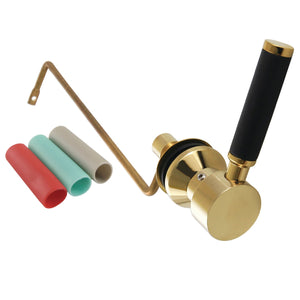 Kaiser KTDKLS2 Side Mount Toilet Tank Lever, Polished Brass