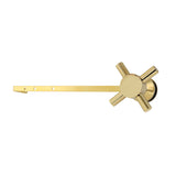 Concord KTDXD2 Universal Front or Side Mount Toilet Tank Lever, Polished Brass