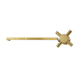 Concord KTDXD7 Universal Front or Side Mount Toilet Tank Lever, Brushed Brass