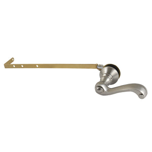 French Country KTFLD58 Universal Front or Side Mount Toilet Tank Lever, Brushed Nickel