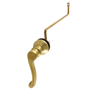 French KTFLS7 Side Mount Toilet Tank Lever, Brushed Brass