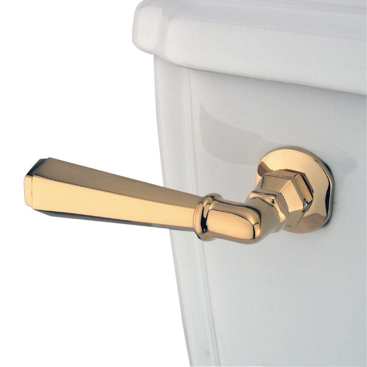 Metropolitan KTHL2 Front Mount Toilet Tank Lever, Polished Brass