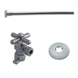 Trimscape KTK101P Toilet Supply Kit, 1/2-Inch IPS Inlet x 3/8-Inch Comp Outlet, Polished Chrome