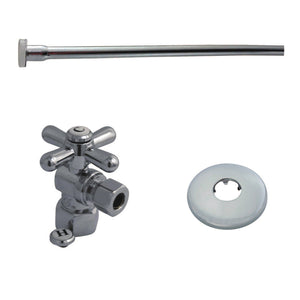 Trimscape KTK101P Toilet Supply Kit, 1/2-Inch IPS Inlet x 3/8-Inch Comp Outlet, Polished Chrome