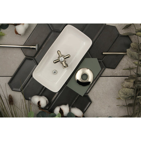 Trimscape KTK106P Toilet Supply Kit, 1/2-Inch IPS Inlet x 3/8-Inch Comp Outlet, Polished Nickel