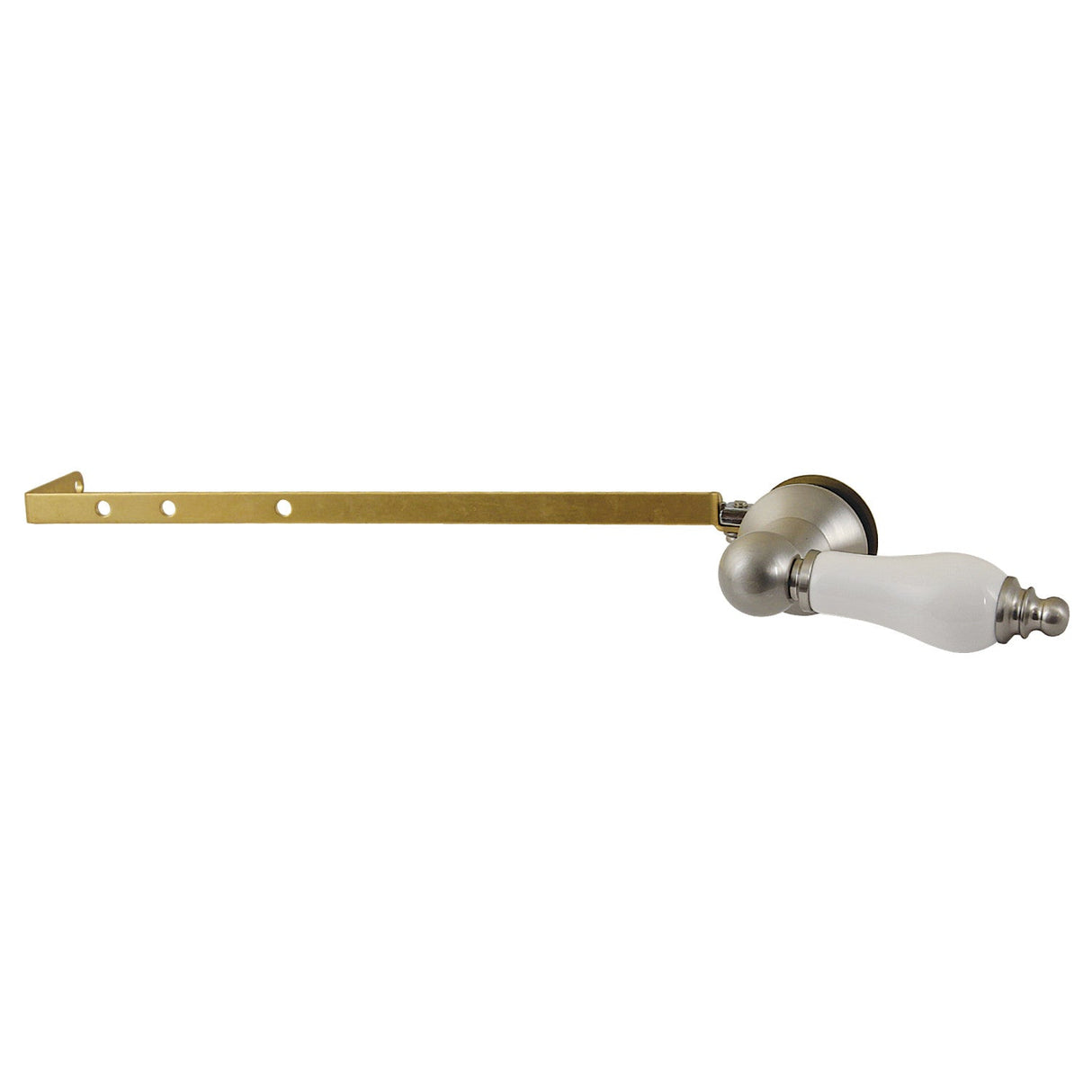 Victorian KTPLD8 Universal Front or Side Mount Toilet Tank Lever, Brushed Nickel