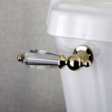 Wilshire KTWLL2 Front Mount Toilet Tank Lever, Polished Brass