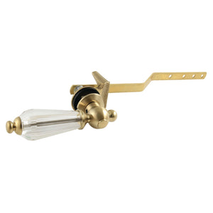 Wilshire KTWLL7 Front Mount Toilet Tank Lever, Brushed Brass