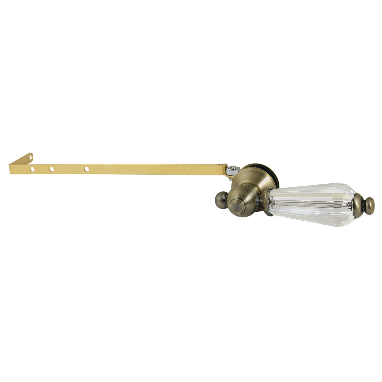 Willshire KTWLLD3 Universal Front or Side Mount Toilet Tank Lever, Antique Brass