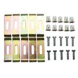 KUHDWR10 10-Piece Undermount Sink Mounting Clips, Brushed