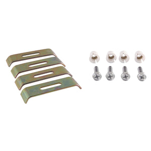 KUHDWR4 4-Piece Undermount Sink Mounting Clips, Brushed