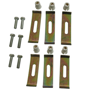 KUHDWR6 6-Piece Undermount Sink Mounting Clips, Raw