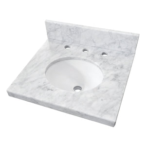 Fredrickson KVPB1917M38 19-Inch Carrara Marble Vanity Sink Top (8