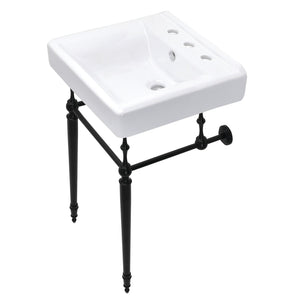 Edwardian KVPB2018W80 Console Sink, Matte Black