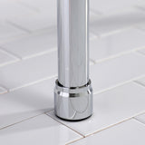 Dreyfuss KVPB37227W81 37-Inch Ceramic Console Sink Set, White/Polished Chrome
