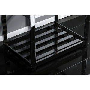 Kingston Commercial KVSP3122A1 Stainless Steel Console Sink, Brushed/Polished Chrome