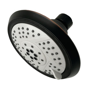 Vilbosch KX1546 5-Function 5-Inch Plastic Shower Head, Naples Bronze