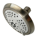 Vilbosch KX1548 5-Function 5-Inch Plastic Shower Head, Brushed Nickel
