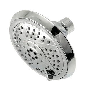Vilbosch KX1551 5-Function 5-Inch Plastic Shower Head, Polished Chrome