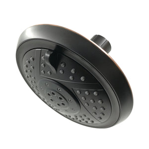 Vilbosch KX1556 5-Function 5-Inch Plastic Shower Head, Naples Bronze