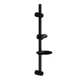 Vilbosch KX2520SG 24-Inch Shower Slide Bar with Soap Dish, Matte Black
