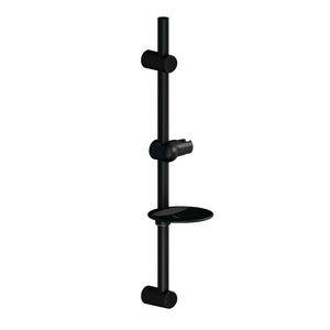 Vilbosch KX2520SG 24-Inch Shower Slide Bar with Soap Dish, Matte Black