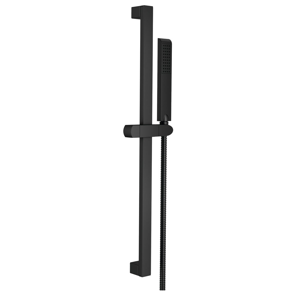 Shower Scape KX2540 24-Inch Shower Slide Bar with Hand Shower and Holder, Matte Black