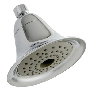 Shower Scape KX361 6-Inch Plastic Adjustable Shower Head, Polished Chrome