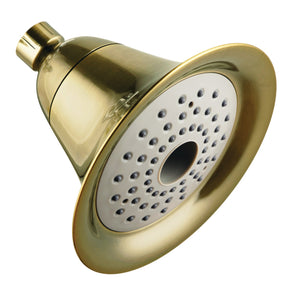 Shower Scape KX363 6-Inch Plastic Adjustable Shower Head, Antique Brass