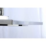 Claremont KX8221 12-Inch Square Plastic Shower Head, Polished Chrome