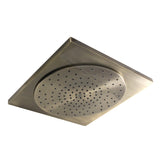 Claremont KX8223 12-Inch Square Plastic Shower Head, Antique Brass