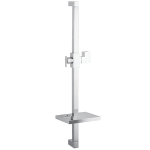 Claremont KX8261 24-Inch Shower Slide Bar with Soap Dish, Polished Chrome