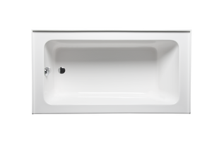 Americh KN6030ADATLA2WH Kent 6030 ADA Left Hand - Tub Only / Airbath 2 - White