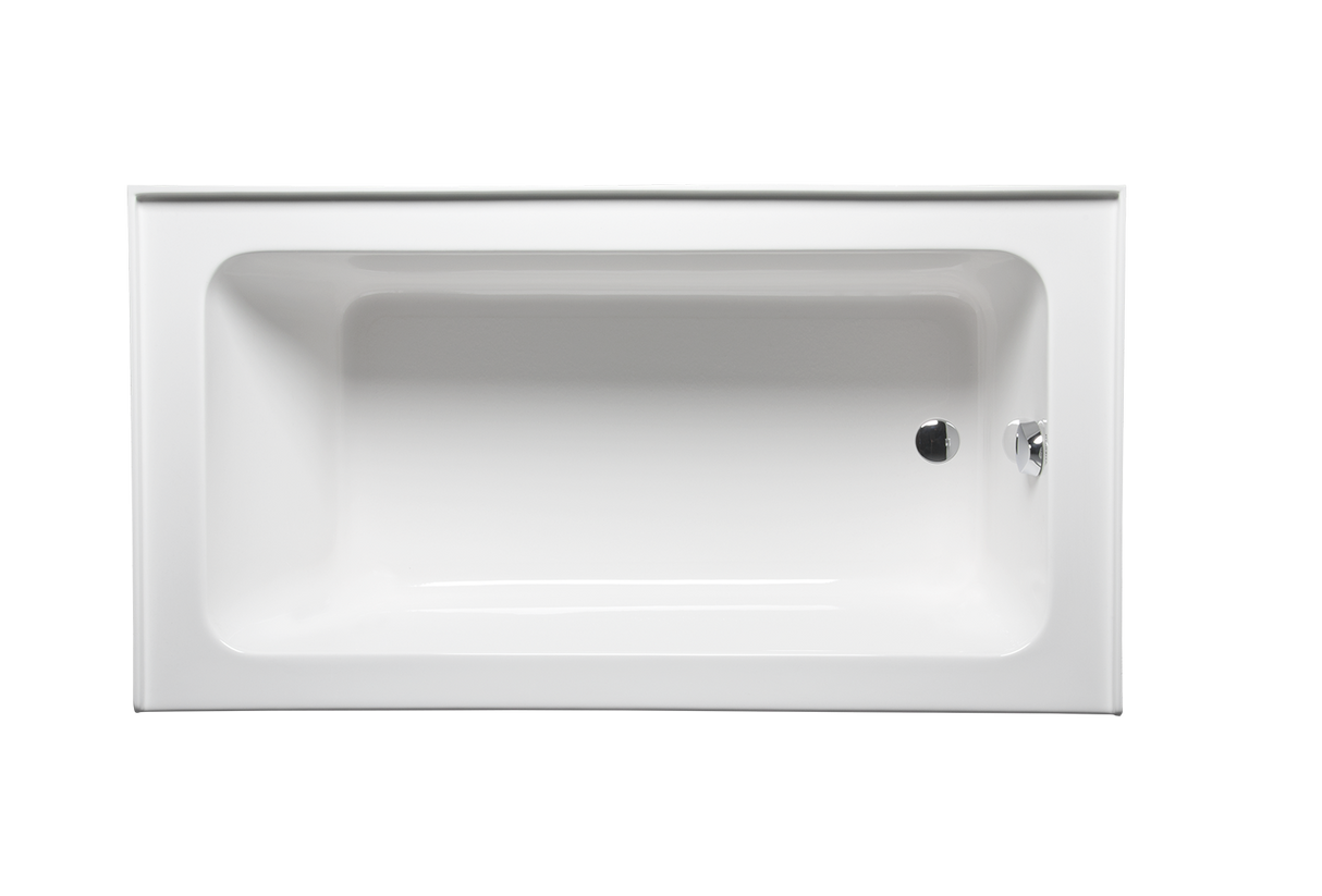 Americh KN6030ADATRA2WH Kent 6030 ADA Right Hand - Tub Only / Airbath 2 - White