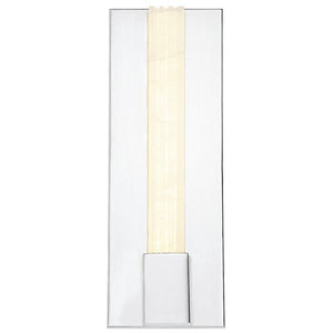 Alora WV322114PNAR KISMET 14" WV POLISHED NICKEL ALABASTER  16W LED 90 3000K AC LED