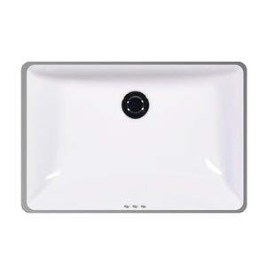 Icera L-2410.01 Muse Undermount Sink, White