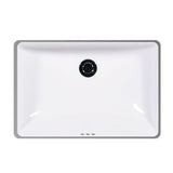 MUSE Undermount Lavatory, 20″Three Hole Overflow