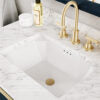Icera White Richmond Undermount Lavatory, 18