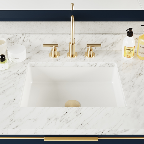 Icera White Karo II Undermount Lavatory Medium