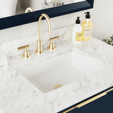 KARO Undermount Lavatory, 20″Three Hole Overflow
