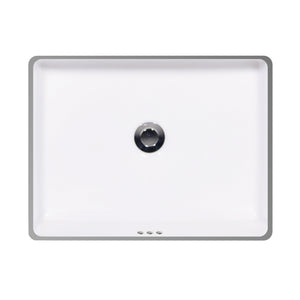 Icera White Karo II Undermount Lavatory Medium
