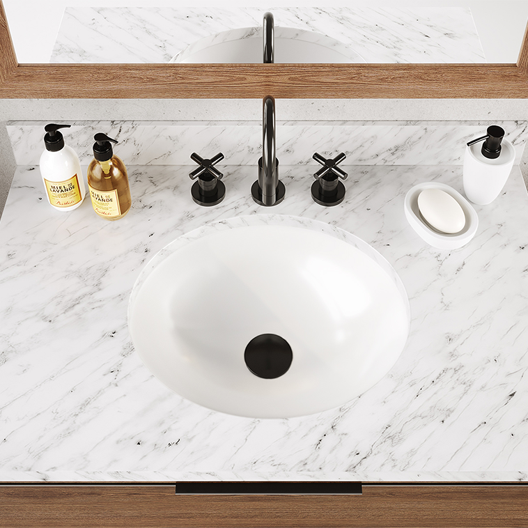 VANITY Undermount Lavatory, 17″