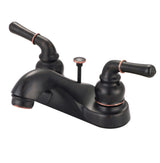 Olympia L-7242-MZ Accent Two Handle Lavatory Faucet in Moroccan Bronze