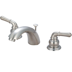 Olympia L-7330-BN Accent Two Handle Lavatory Widespread Faucet in Brushed Nickel