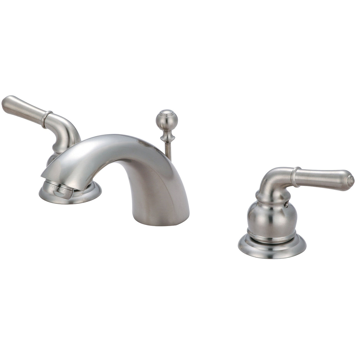 Olympia L-7332-BN Accent Two Handle Lavatory Widespread Faucet in Brushed Nickel