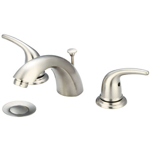 Olympia L-7372-BN Accent Two Handle Lavatory Widespread Faucet in Brushed Nickel