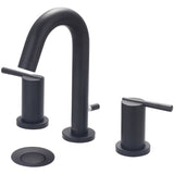 Olympia L-7422-MB i2v Two Handle Lavatory Widespread Faucet in Matte Black