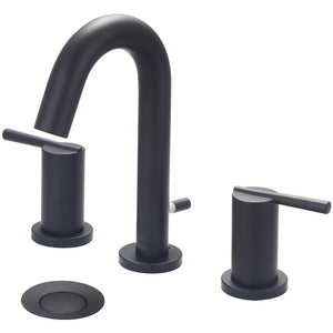 Olympia L-7422-MB i2v Two Handle Lavatory Widespread Faucet in Matte Black